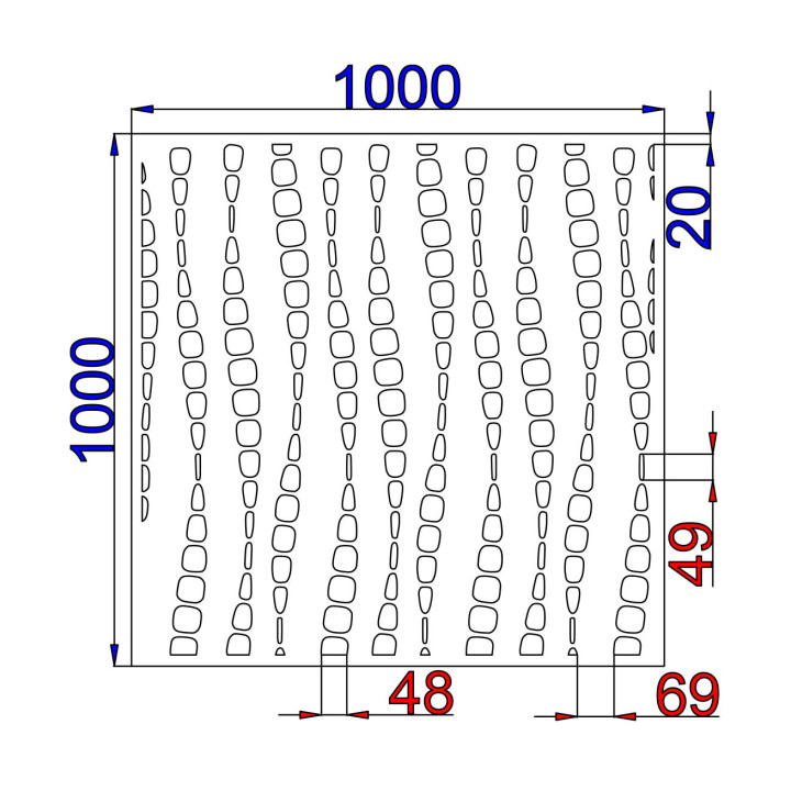 Designový plech Vzor A004
