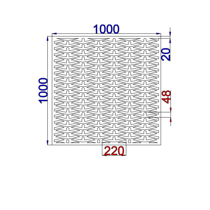 Designový plech Vzor A002