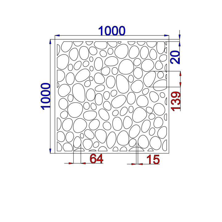 Designový plech Vzor A010