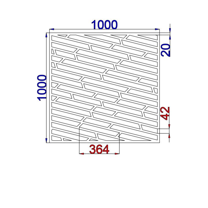 Designový plech Vzor C013