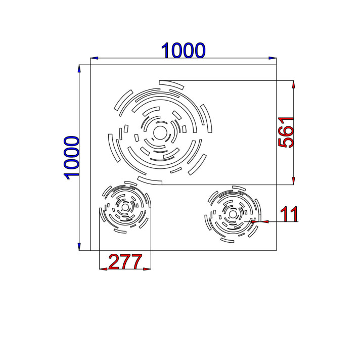 Designový plech Vzor K014
