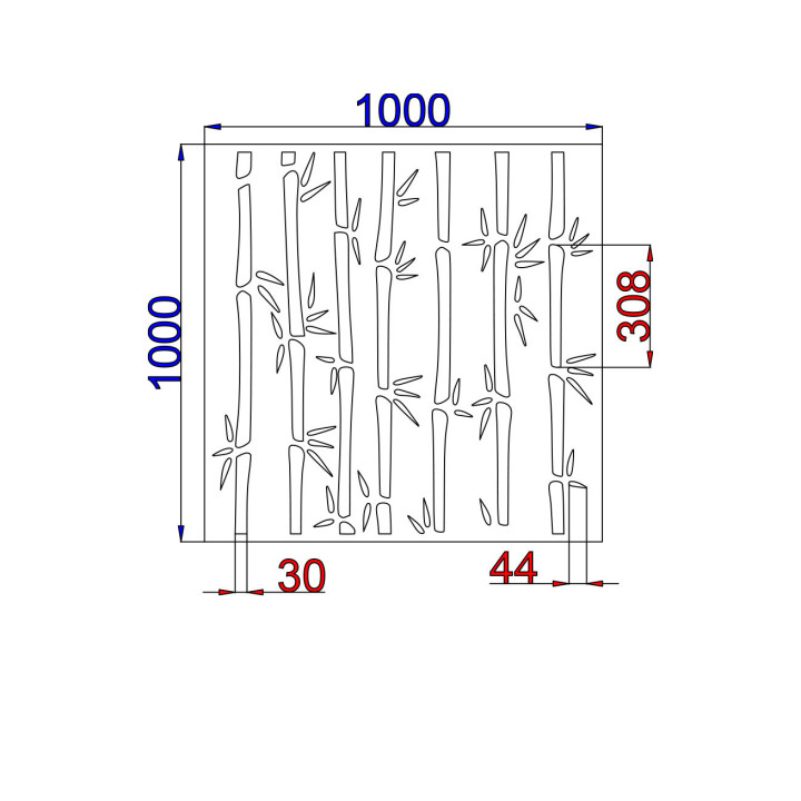 Designový plech Vzor F006