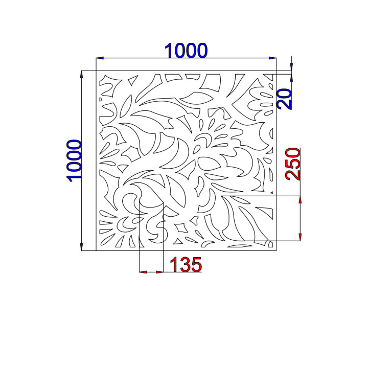 Designový plech Vzor F013