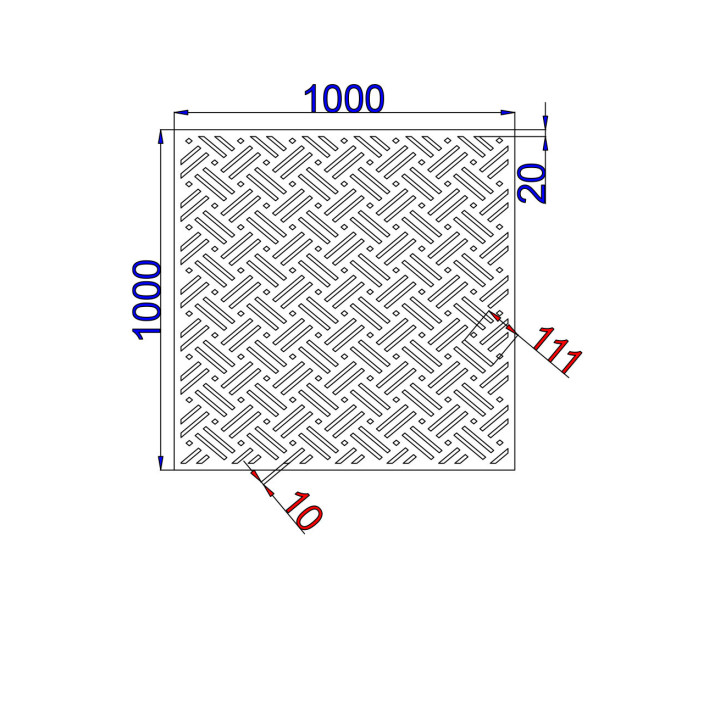 Designový plech Vzor S014