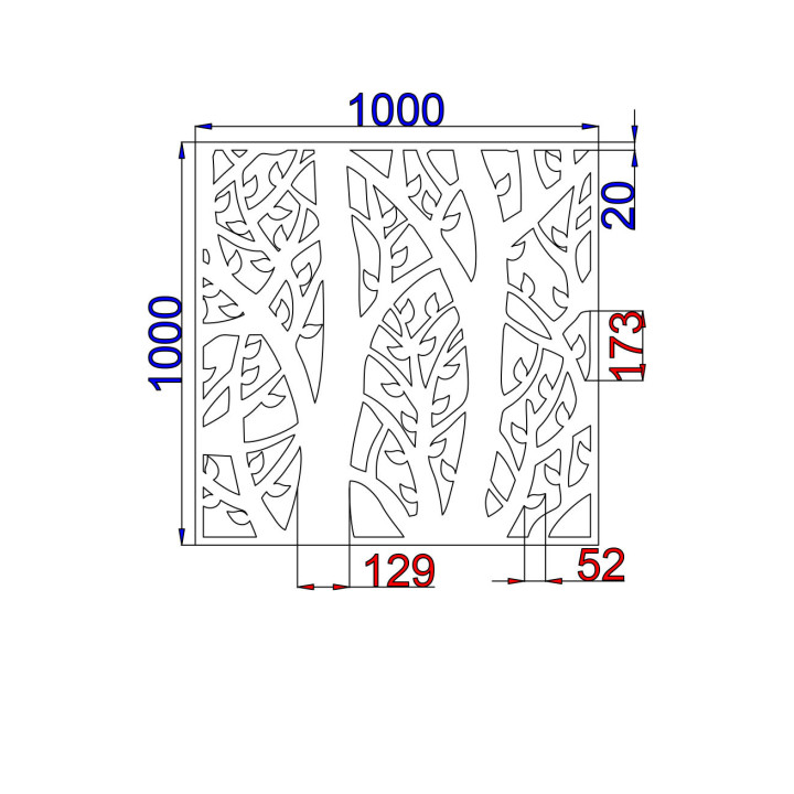Designový plech Vzor T010