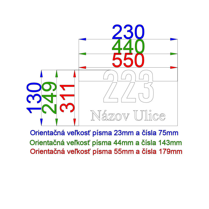 Číslo domu HN05