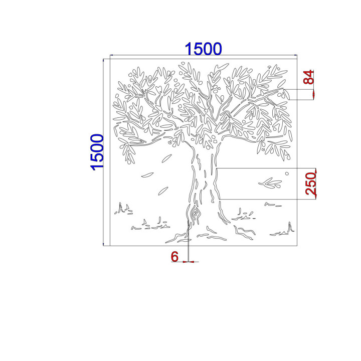 Designový plech Vzor T015