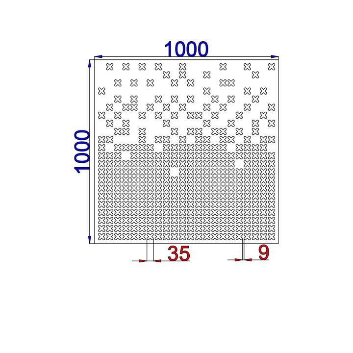 Designový plech Vzor A048
