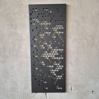 A036/33 Nerez 3mm 1270 x 515mm Grafitová metalická štruktúrovaná matná