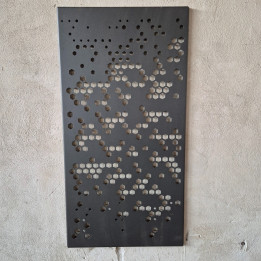 A036 Nerez 3mm 1270 x 655mm Grafitová Metalická Štrukturovaná Matná
