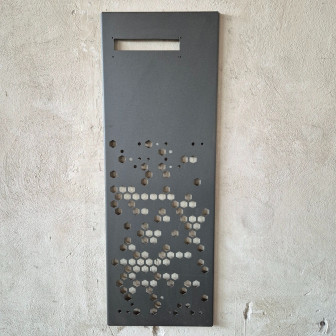 A036/35 Nerez 3mm 1270 x 455mm Grafitová Metalická Štrukturovaná Matná, Vhod na schránku