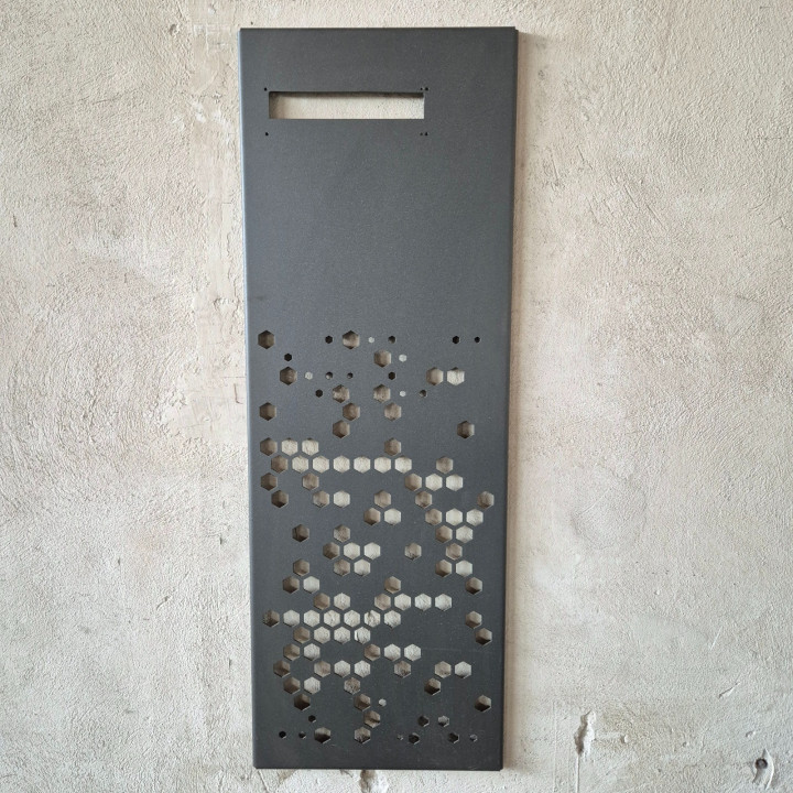 A036 Nerez 3mm 1270 x 455mm Grafitová Metalická Štrukturovaná Matná, Vhod na schránku