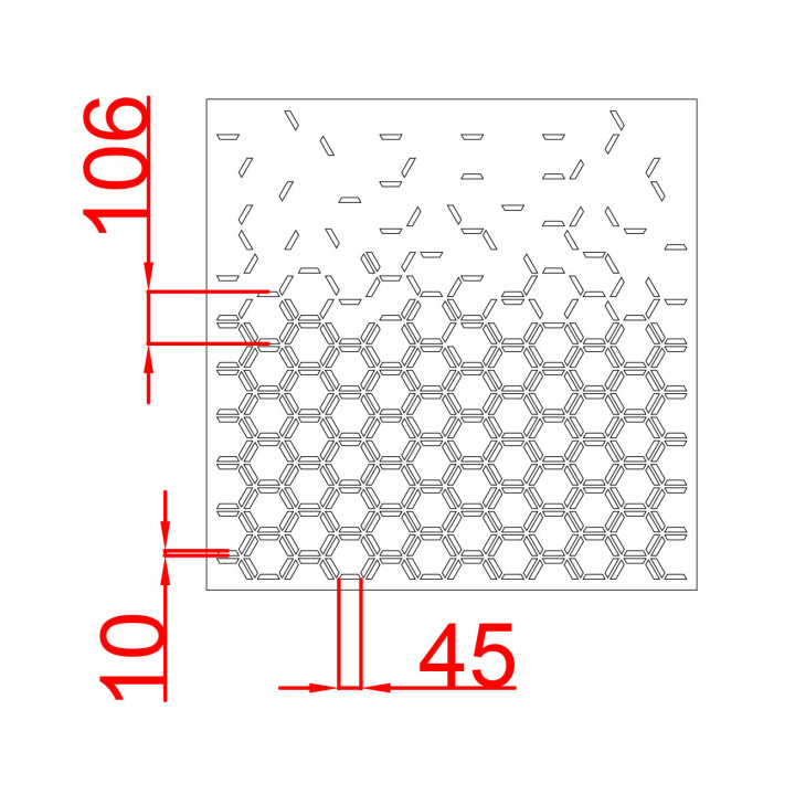 Designový plech Vzor A039