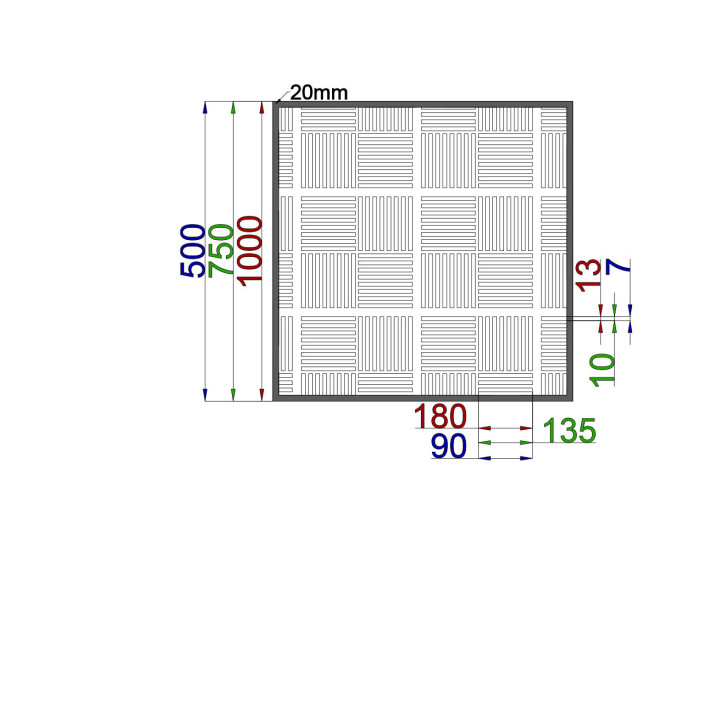 Designový plech Vzor C015