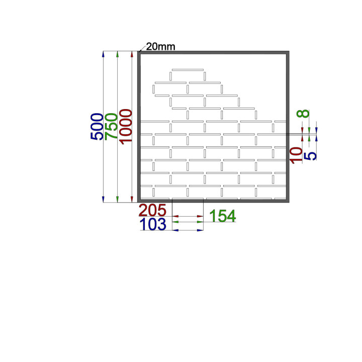 Designový plech Vzor C016