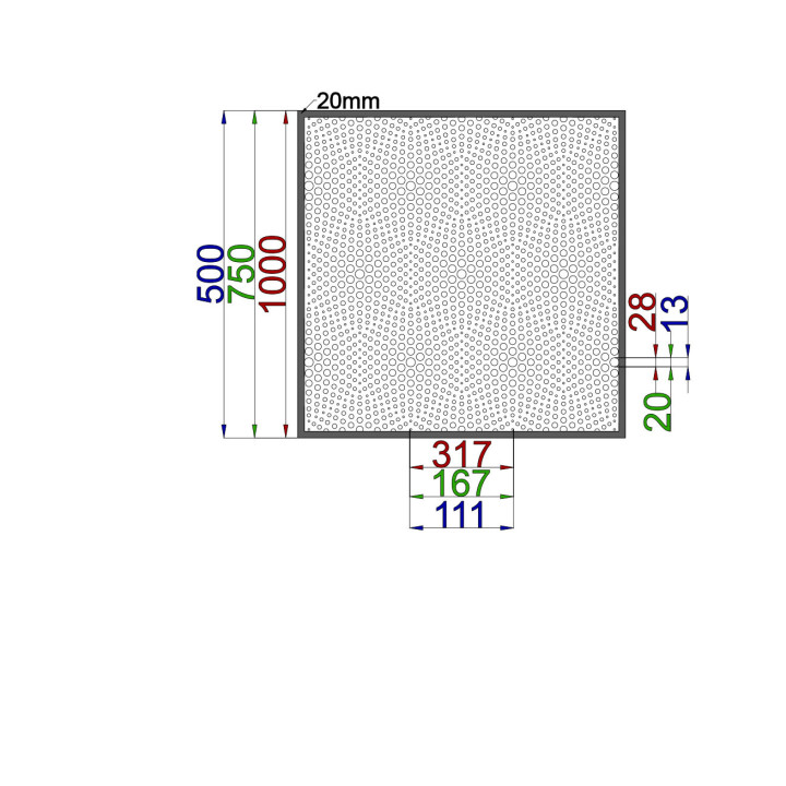 Designový plech Vzor K023