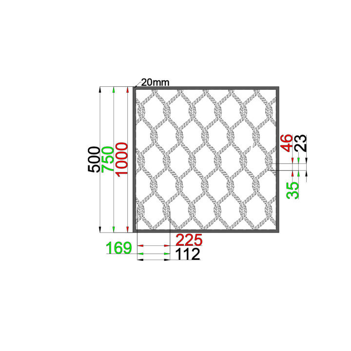 Designový plech Vzor A023
