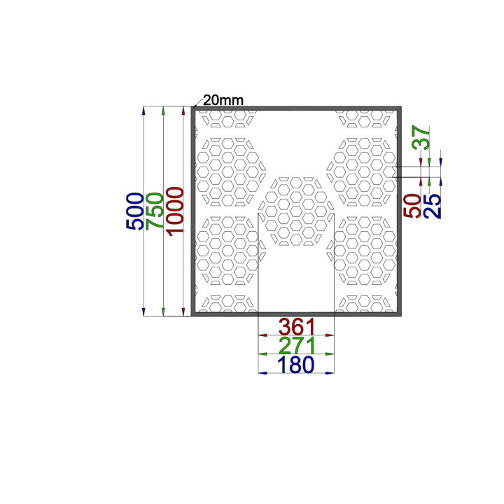 Designový plech Vzor A034