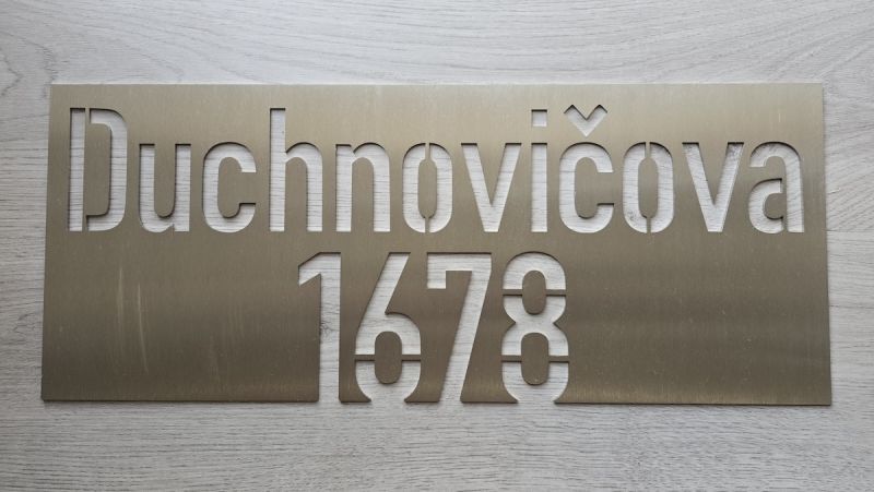 Realizace čísel domů – Číslo domu HN06 6